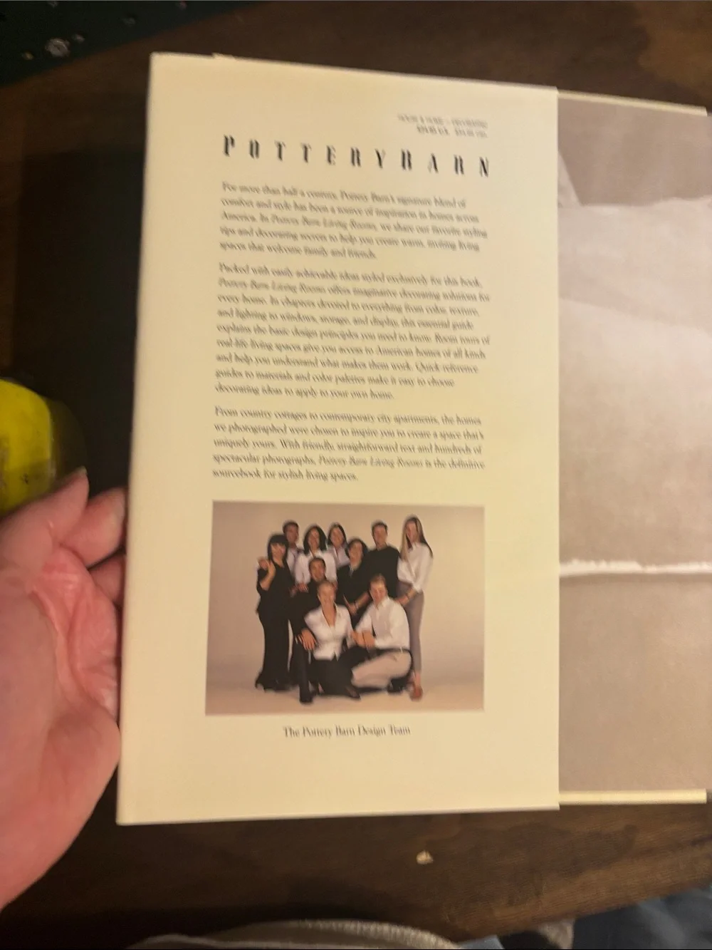 Pottery Barn bring home